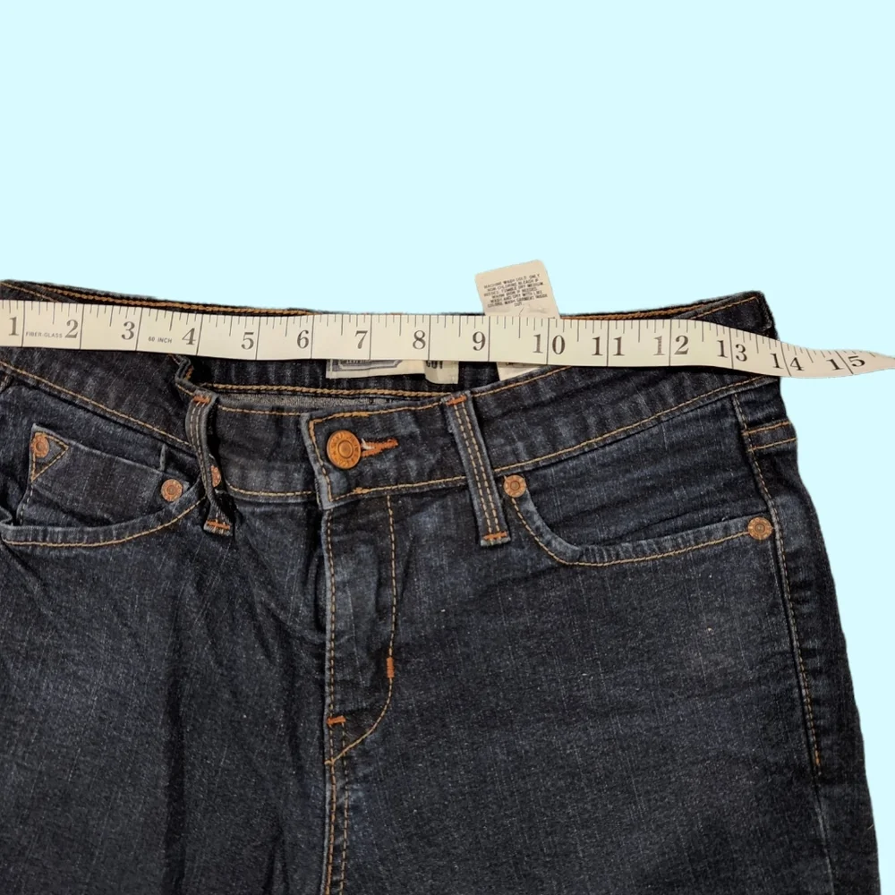 SIGNATURE LEVIS STRAUSS  LADIES JEANS SZ 4 - Picture 2 of 5